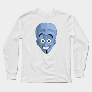 Megamind - Funny Face Long Sleeve T-Shirt